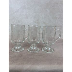 Vintage Princess House Crystal Mugs